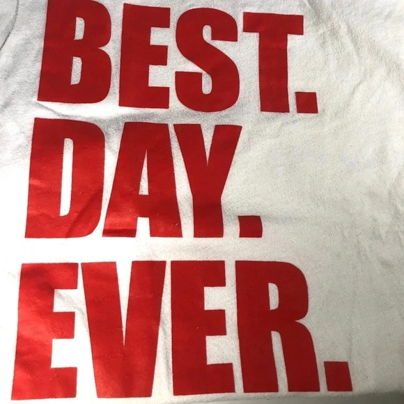 GRAPHIC TEE EUC GIRLS BOYS BIRTHDAY TOP SHIRT TEE TSHIRT SUMMER SIZE M 10 12 - Picture 3 of 3